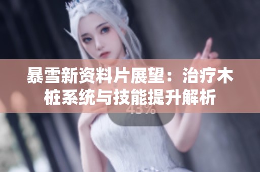 暴雪新资料片展望：治疗木桩系统与技能提升解析