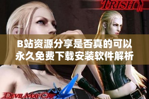 B站资源分享是否真的可以永久免费下载安装软件解析