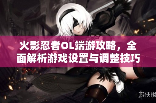 火影忍者OL端游攻略，全面解析游戏设置与调整技巧