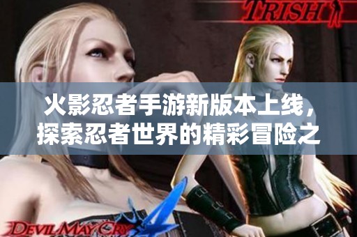 火影忍者手游新版本上线，探索忍者世界的精彩冒险之旅
