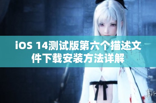 iOS 14测试版第六个描述文件下载安装方法详解