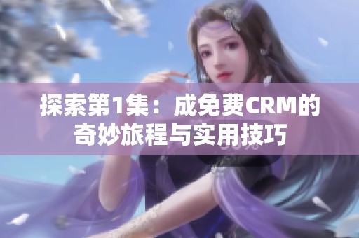 探索第1集：成免费CRM的奇妙旅程与实用技巧
