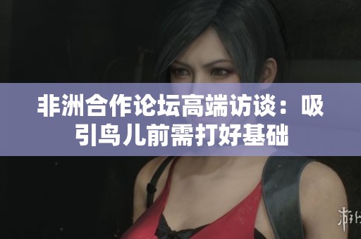 非洲合作论坛高端访谈：吸引鸟儿前需打好基础