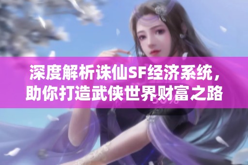 深度解析诛仙SF经济系统，助你打造武侠世界财富之路