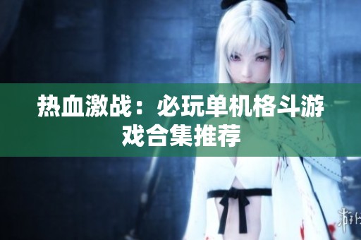 热血激战：必玩单机格斗游戏合集推荐